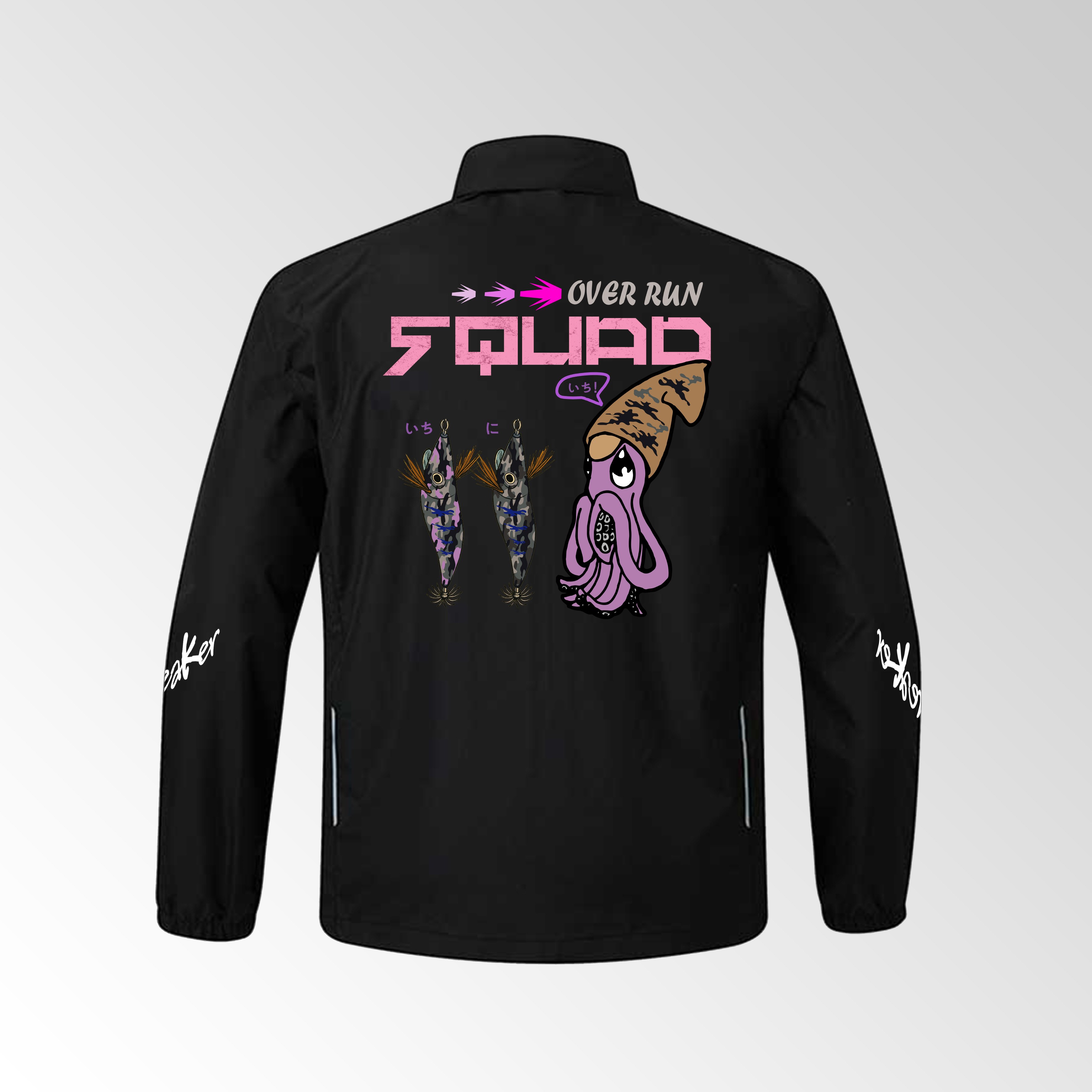 오버런 낚시복 핑크무늬 바람막이 팀복 일상복 점퍼, 무늬바이크 70,000원