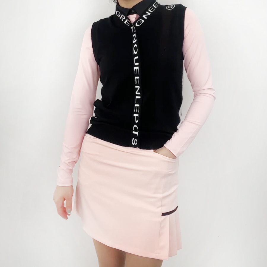 투솜 여성골프조끼 여자골프조끼 와이 레터링 골프조끼 봄 여름 가을 니트 골프니트조끼 봄골프조끼 가을골프조끼 여름골프조끼 56,000원