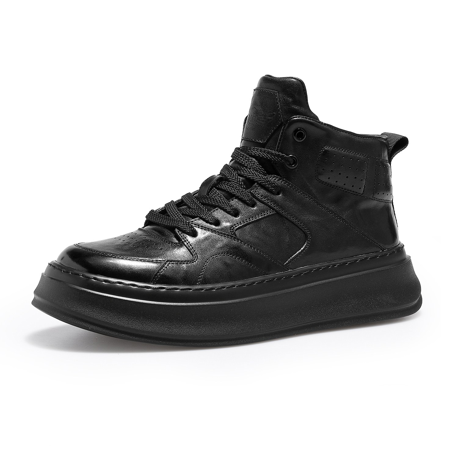 DESAI 핸드 스크래치 패턴 문지름 컬러 따뜻한 작업화 남성 신발 가죽 하이 탑 빈티지 보드 남성용 95,500원