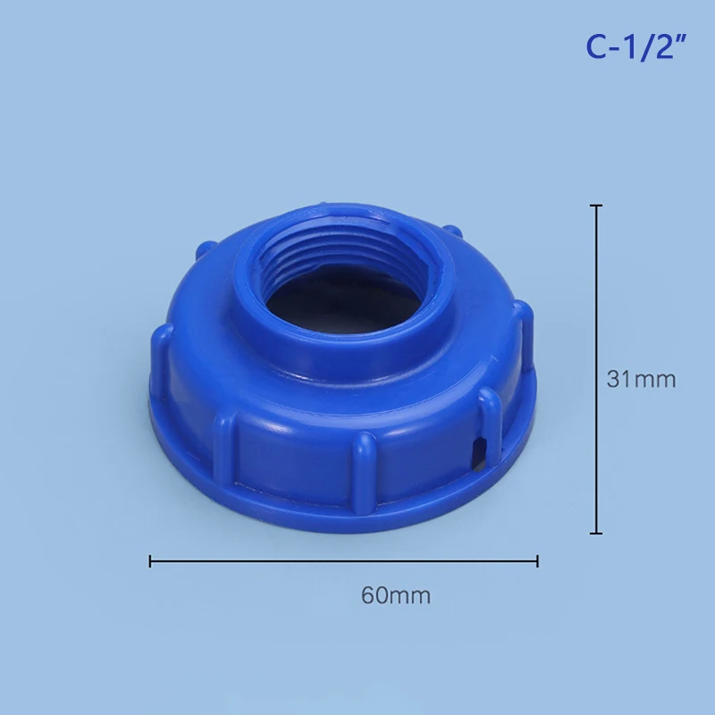 1pc 내구성 IBC 탱크 피팅 S60X6 거친 스레드 캡 60mm 암나사-1/2 3/41 어댑터 커넥터 8,800원