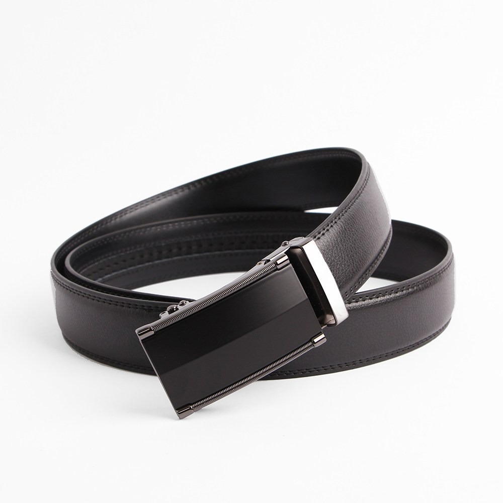 소가죽 소재 자동버클 110cm 남성벨트 허리띠 14,500원