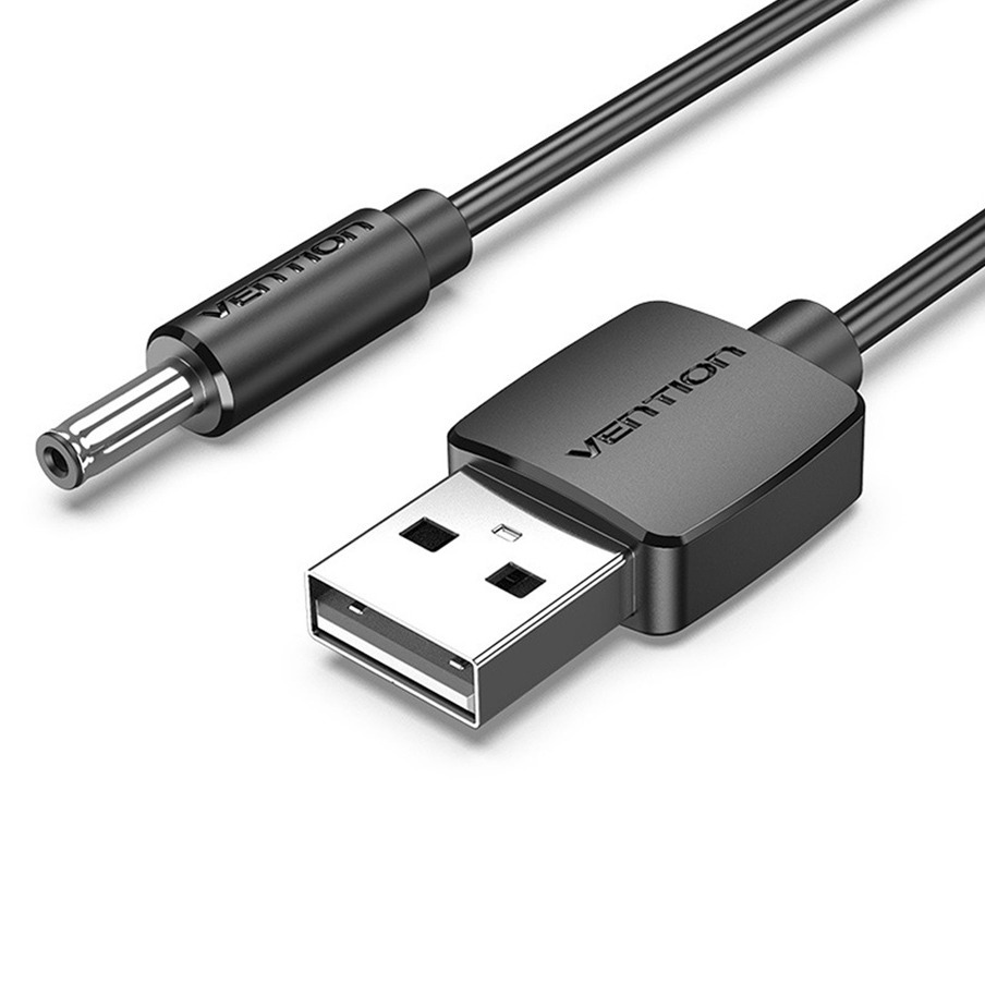 벤션 A타입-DC 3.5mm 다용도 USB 충전케이블, 0.5m, 블랙, 1개 3,740원