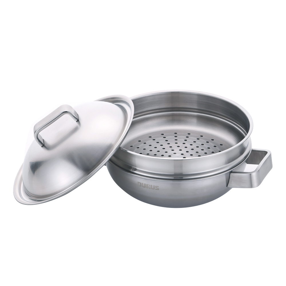 리빙아트 두루스 통5중 316TI IH 스텐냄비 파티웍 궁중찜솥 24cm 199,900원