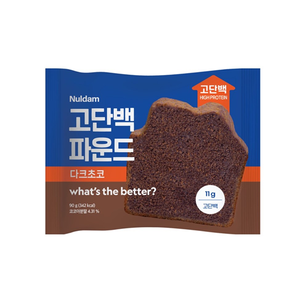널담 고단백 파운드 다크초코 90g x 10개, 10개, 90g 28,080원