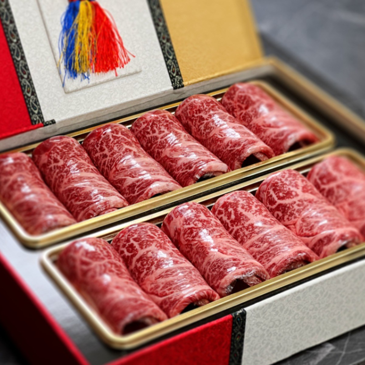 ++1등급 꽃등심 2.0kg 이바지 한우선물세트 투뿔 소고기 구이용 추석 설 명절 상견례 부모님 선물, 1개 288,000원