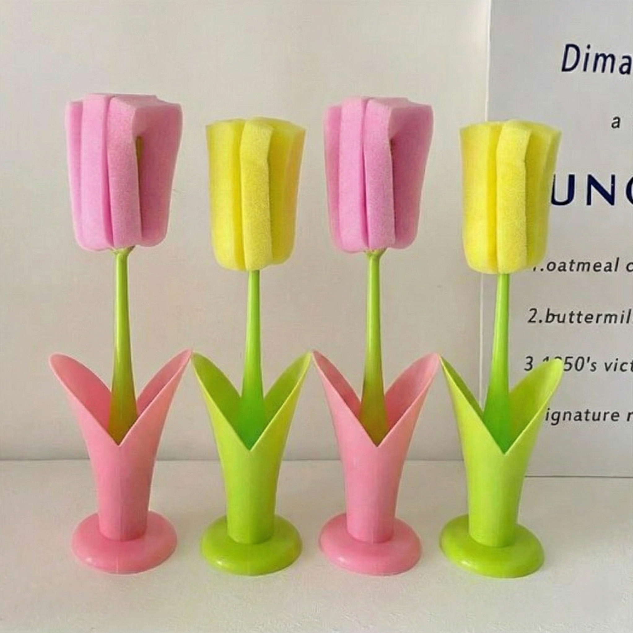 바로바잉 풍성한거품 튤립모양 물병 세척솔 10,800원