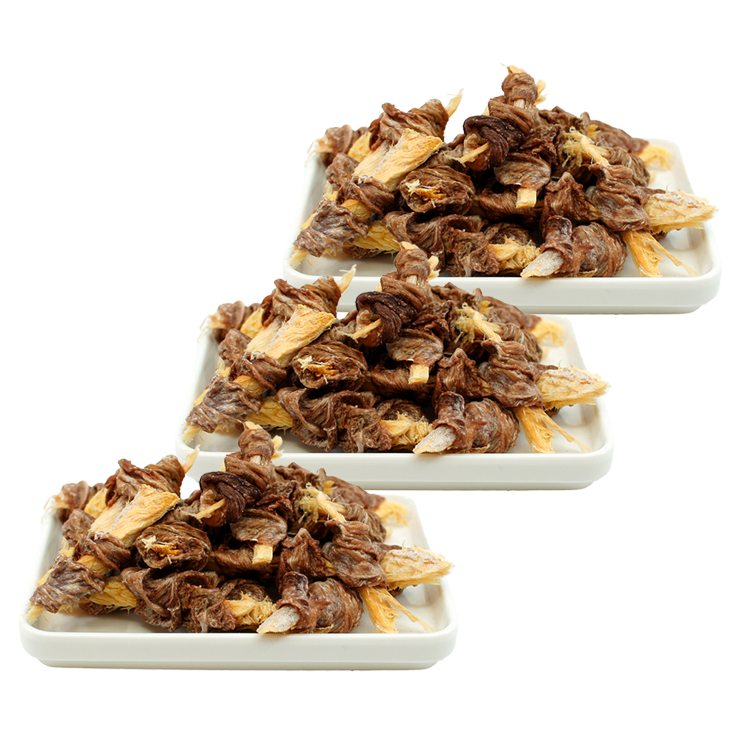 국내제작 황태와 오리를 한번에 바삭북오말이 면역력 기력회복에 좋은 강아지 수제 보양간식, 3개, 60g, 황오말이 20,500원