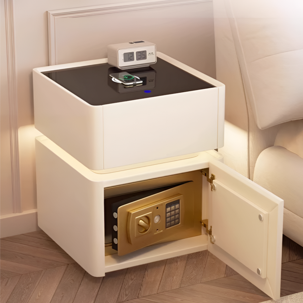 편리움 스마트협탁 가정용 금고 미니금고 금고협탁 무선충전 스마트금고 침실협탁 조명 224,000원