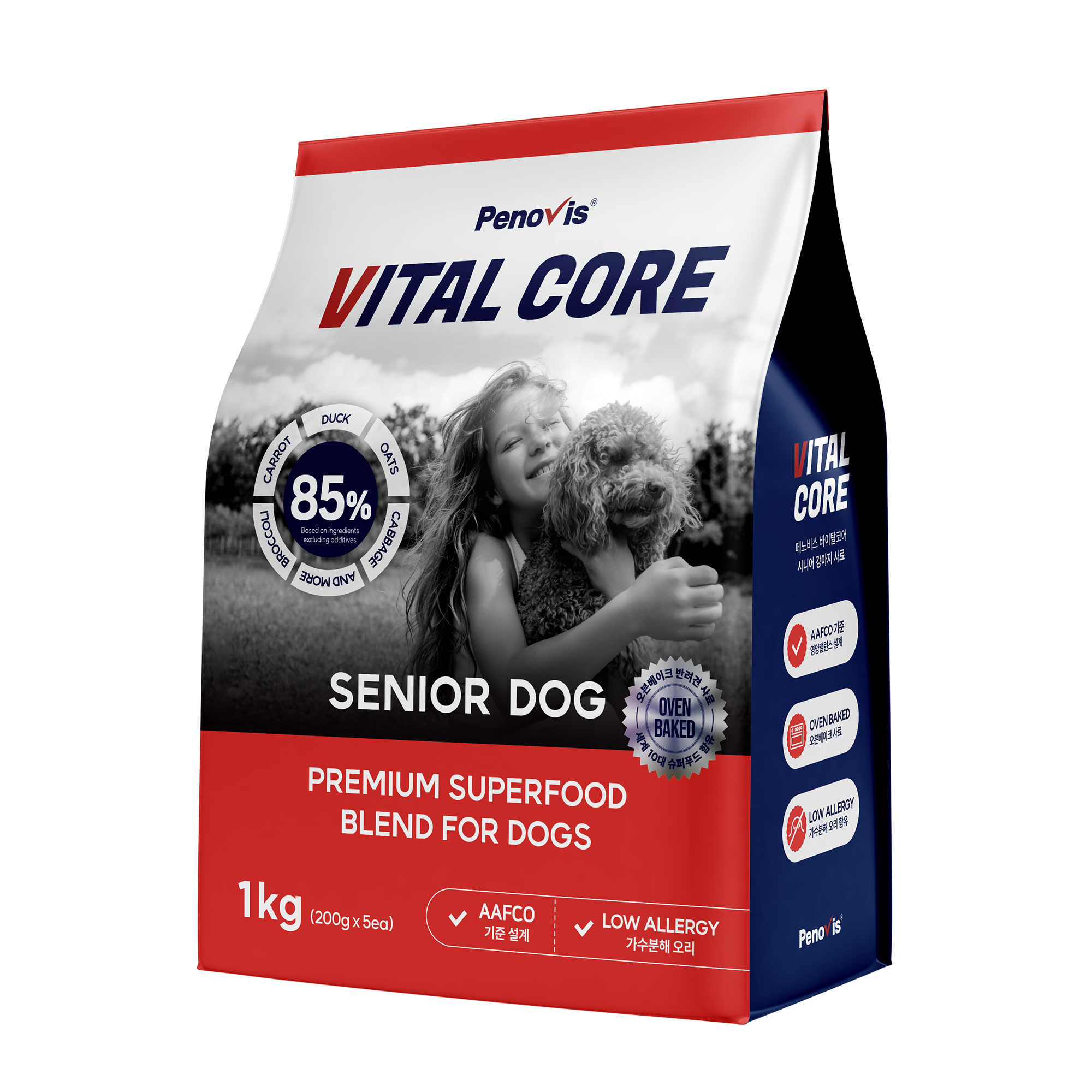 페노비스 강아지 바이탈코어 시니어 사료, 1kg, 1개, 눈물개선/눈건강 29,800원