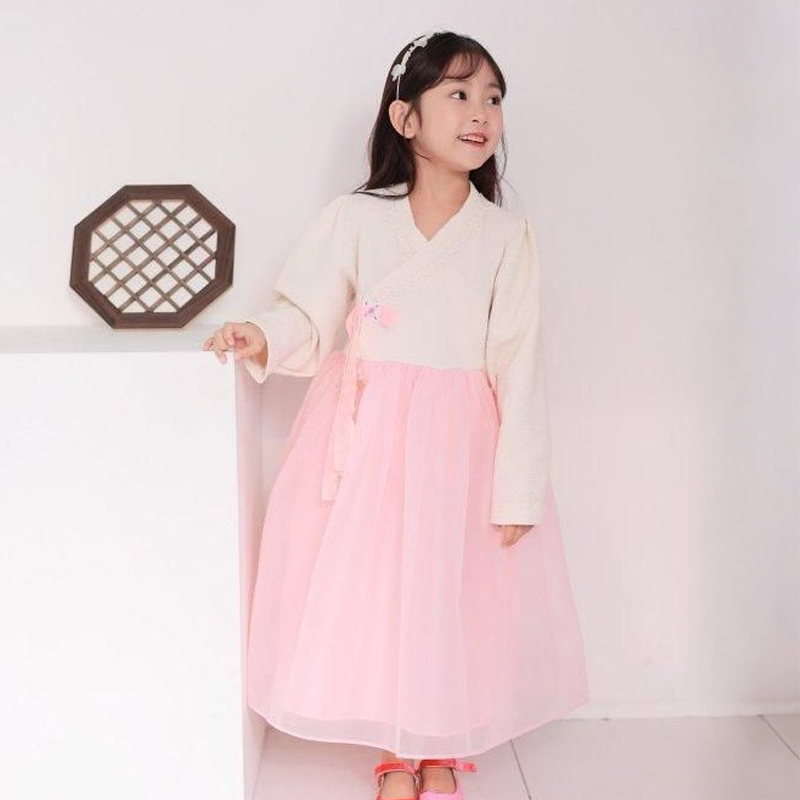 모모토리 국내제작 아동 유아 여아 파스텔 핑크 잔칫날 한복 원피스 공주드레스 설날 추석 돌잔치 49,000원