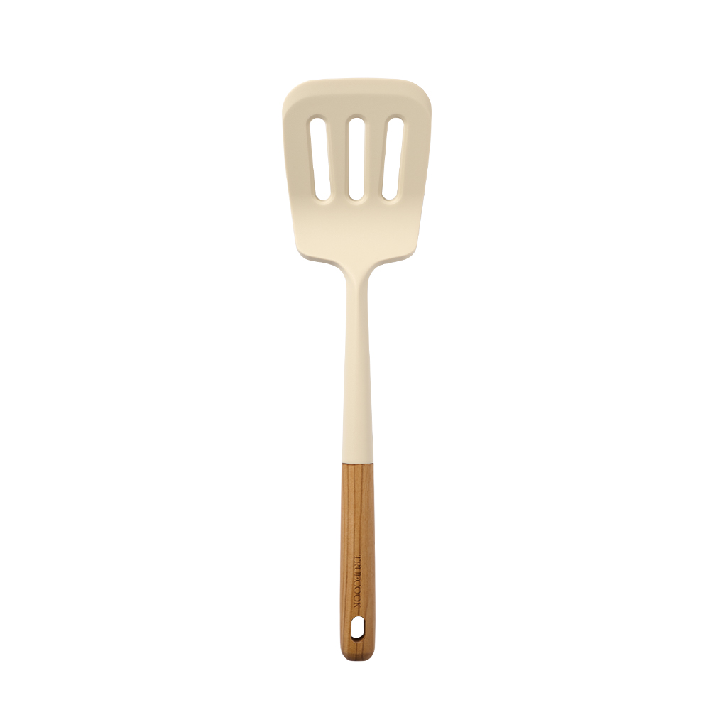 트루쿡 이탈리아산 올리브 실리콘 조리도구 뒤집개, 1개, 베이지 12,500원