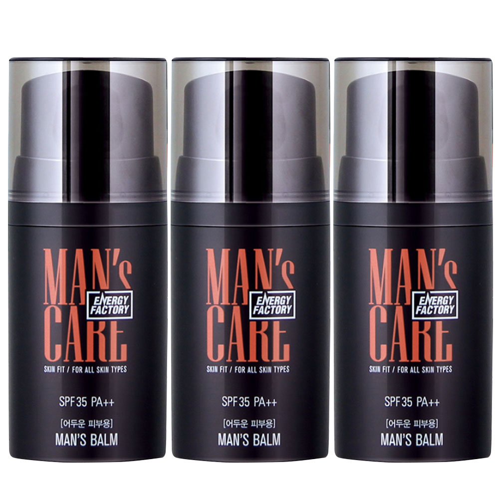 꽃을든남자 에너지팩토리 맨즈밤 50ml SPF35 PA++ 어두운피부용/ 남성용 비비크림, 50ml, 3개 32,200원