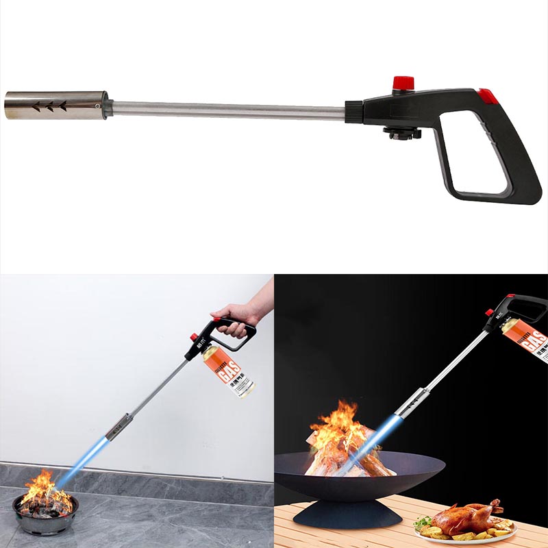 원터치 롱토치 가스점화기 화염방사기 고화력 캠핑 모닥불 장작 숯불 캠프파이어 차박 불멍 불맛 취사 휴대용 부탄 결합용 분리 자동, 단일색상, 1개 19,900원