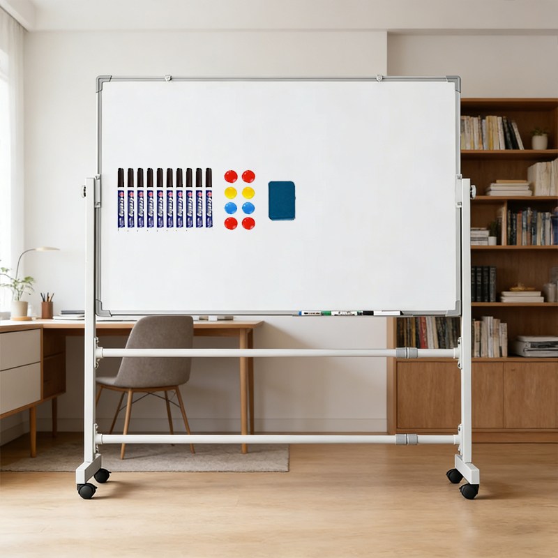 SeekFun 스탠드 화이트보드 이동식 양면 자석 칠판 높이조절 각도조절 가능 집공 학원 사무실 대형 1200mm 1500mm 73,000원