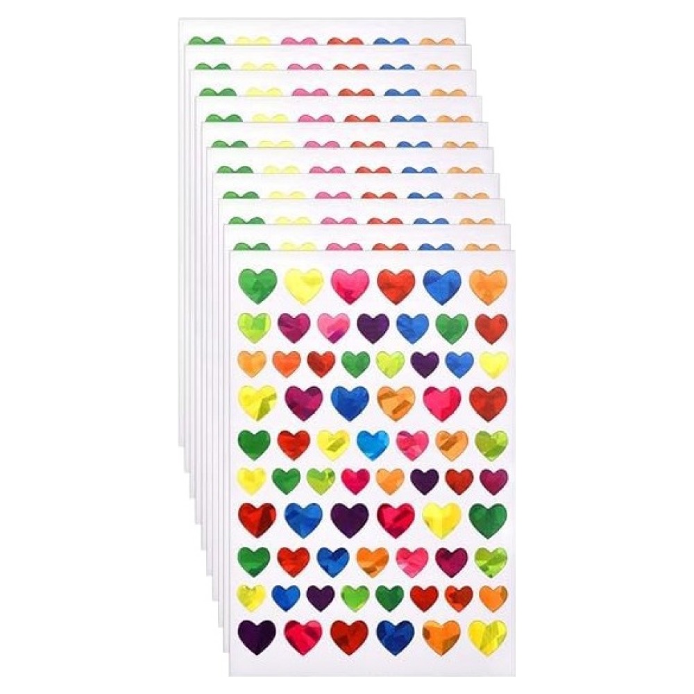 코히모 컬러 스티커 69p 세트 하트모양 5W0487, 혼합색상, 10세트 5,900원