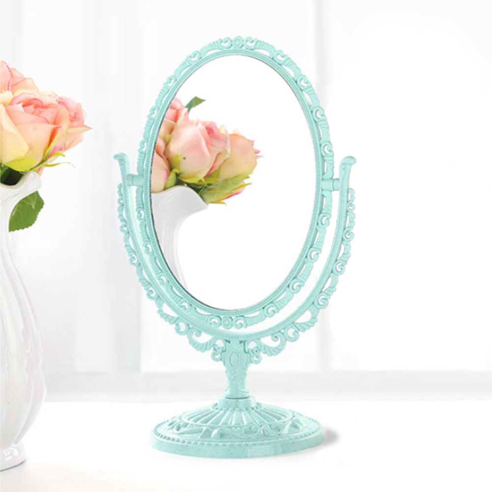 헤이루미 엔틱 메이크업 미러 탁상 스탠드 인테리어 화장대 거울 4,130원