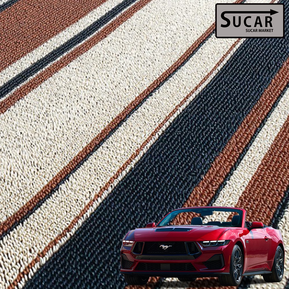 2024 올뉴 머스탱 컨버터블 7세대 슈카마켓 스트라이프 코일매트 새차선물 S650 용품 포드, 올뉴 머스탱 쿠페 67,900원