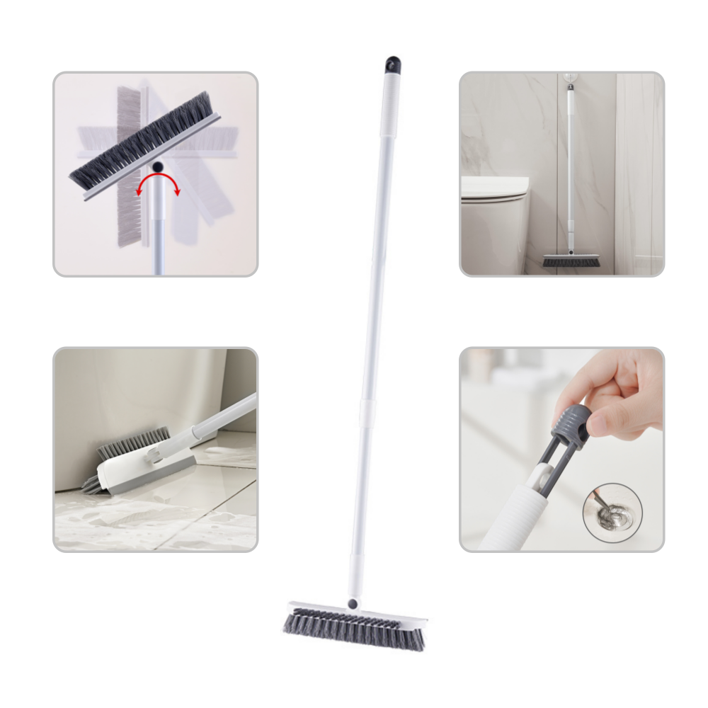다용도 화장실 빈틈구석 2IN1브러쉬 청송솔 실리콘 바닥틈새브러시 V자형 6,900원