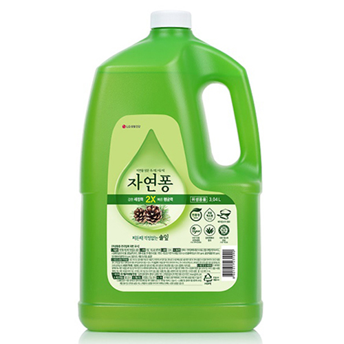 [비건라이프]자연퐁 찌든때 걱정없는 솔잎 주방세제 용기형 리필 7,950원