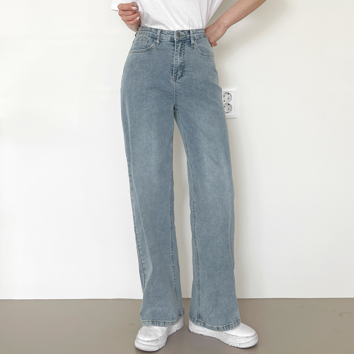 가비진 여성용 스판 롱기장 일자 청바지 24,750원