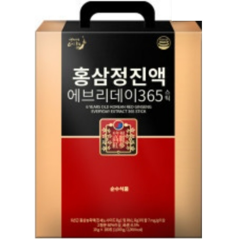 순수식품 홍삼정진액 에브리데이 365 스틱 10g x 100포 2개 62,000원
