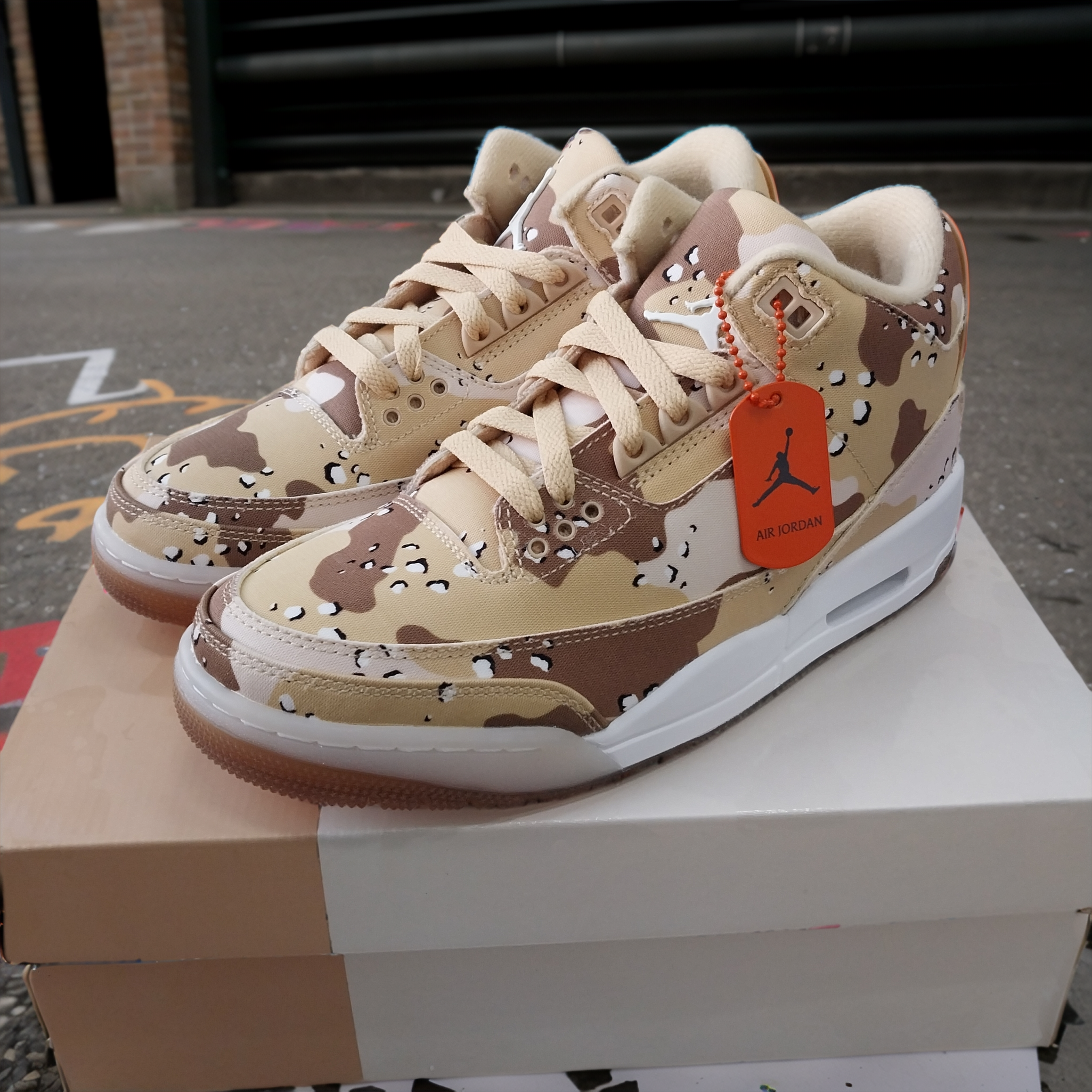 나이키 조던 3 레트로 데저트 카모 미드 여성용 스니커즈 운동화 신발 패션화 데일리화 64,800원