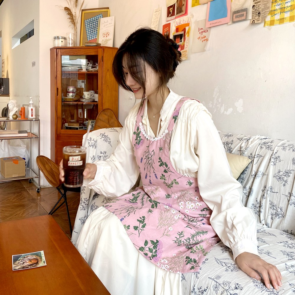 허브 앞치마 고급나염 린넨 코튼 국내제작상품 27,500원