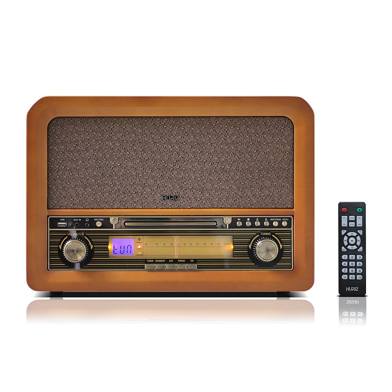 [휴라이즈] HR-TS200 엔티크하고 강렬한 올인원 턴테이블 오디오 299,000원