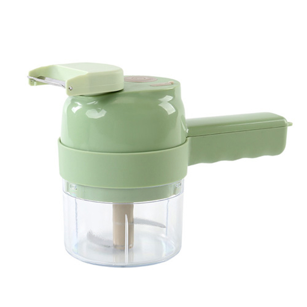 부로무역 야채다지기 전동 만능 채칼 슬라이서, 그린, 1개 50,000원