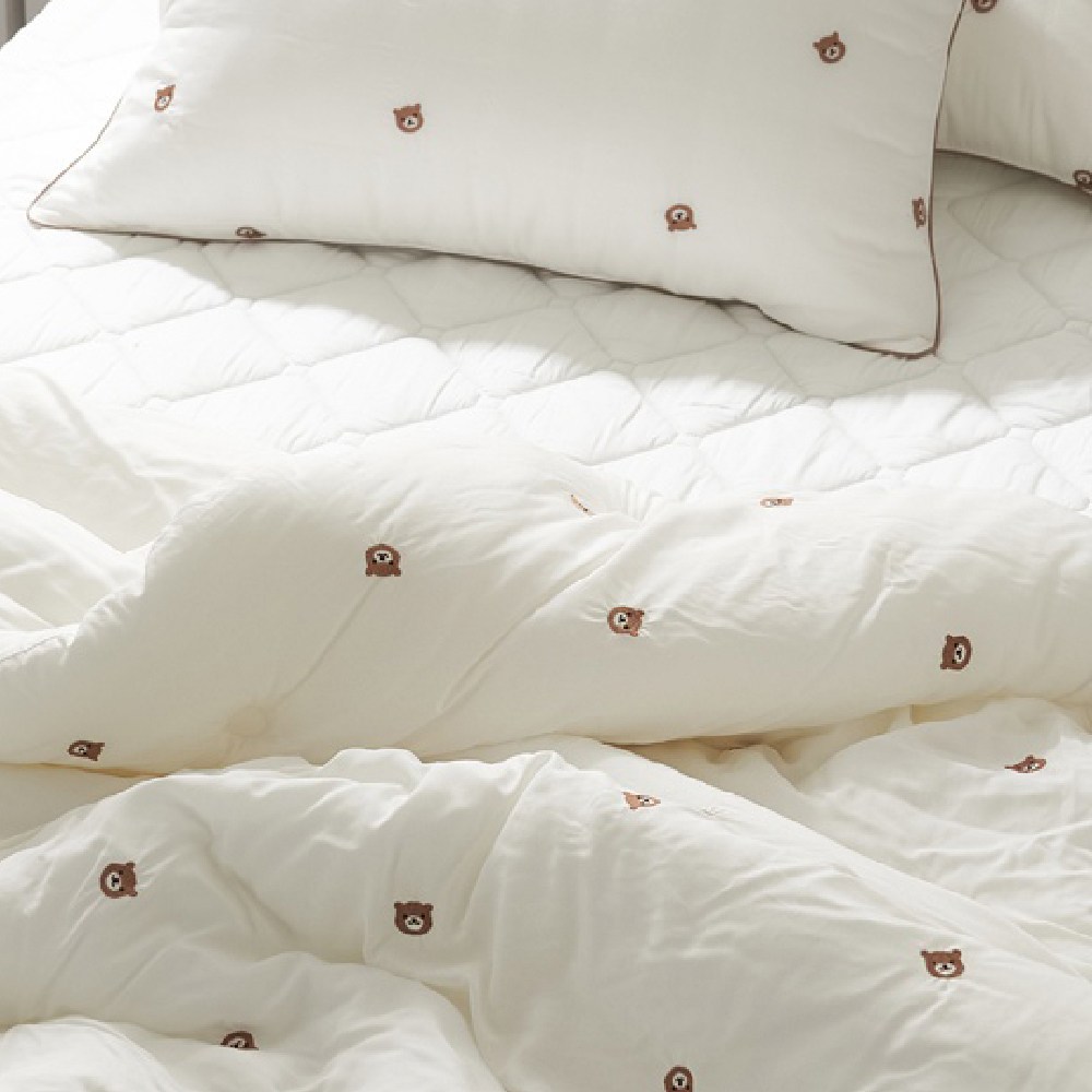 송화침장 초코 모달100% 옥수수솜 차렵이불 패드 베개커버 45,000원