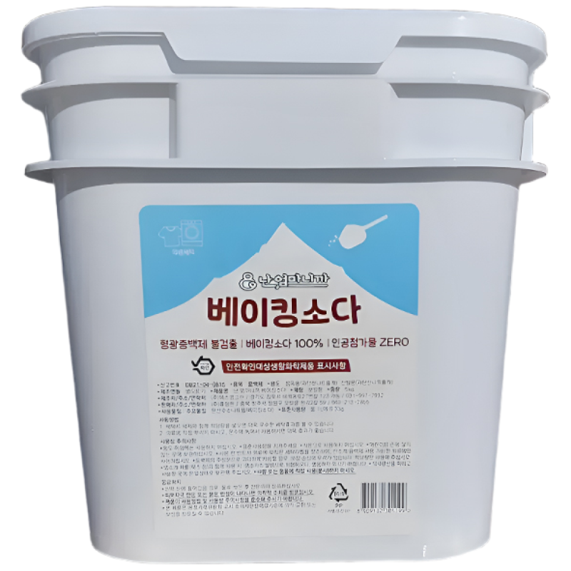 난, 엄마니까 단일성분 베이킹소다 친환경 분말 세정제, 5kg, 1개 9,810원