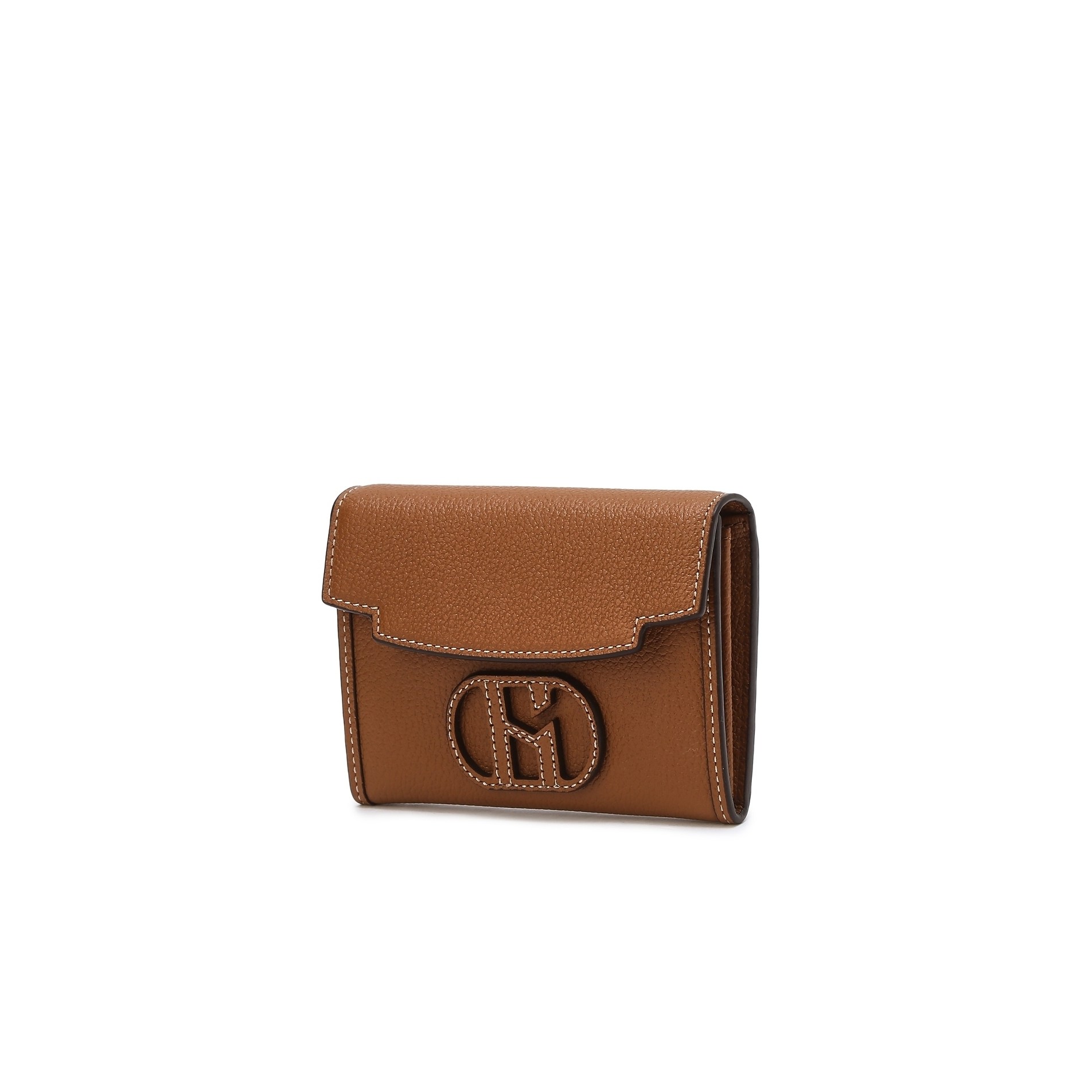 [정품]헤지스 [25FW][H20] 브라운 H패치 소가죽 플랩 여성 카드지갑 118,980원