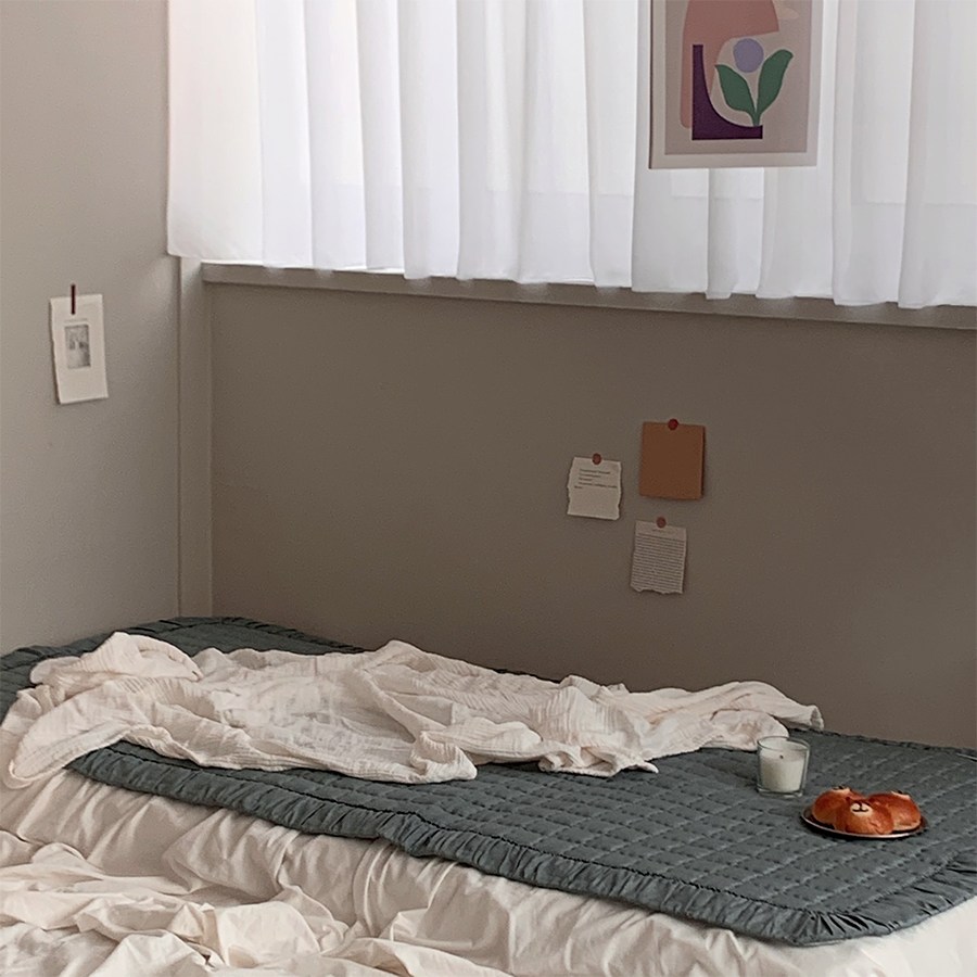 안단테아다지오 뱀부 향균 먼지없는 프릴 돌 흙침대 쇼파 패드 밀리방지 매트 - 그린 66,900원