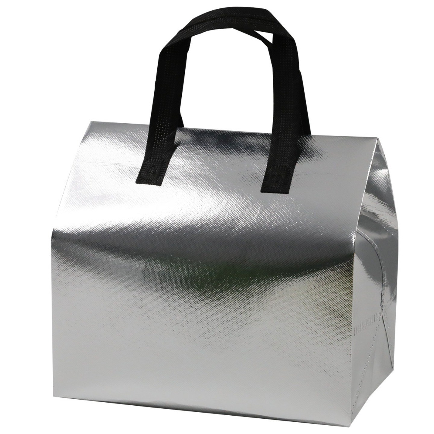 Smileorange 보냉가방 보냉백 도시락보냉백 보온보냉 소형 중형 대형 미니 사이즈 은박 보냉백 테이크아웃 커피 보냉백 일회용 부직포 쿨러백 아이스가방, 10개, 은색. 은빛. 12,250원