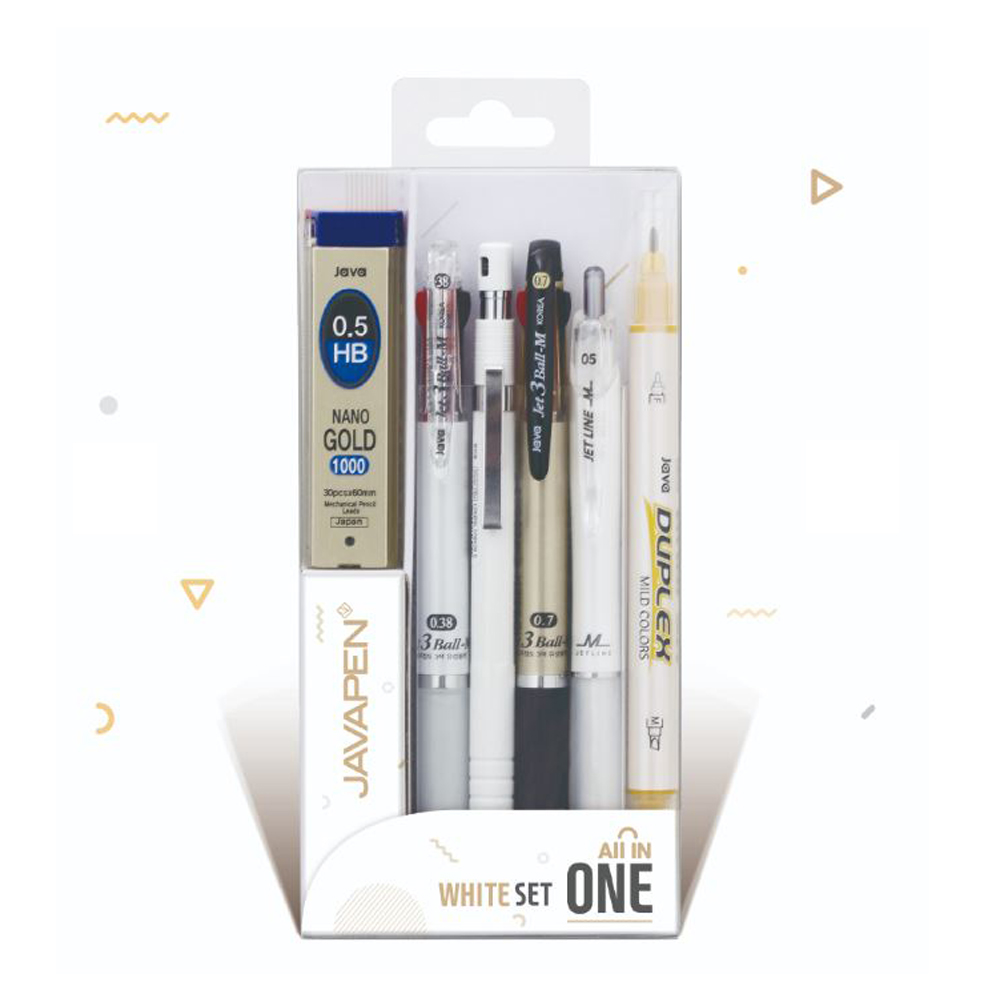 자바 올인원 선물세트(화이트) / 문구세트 / 학용품세트, 1개 12,000원