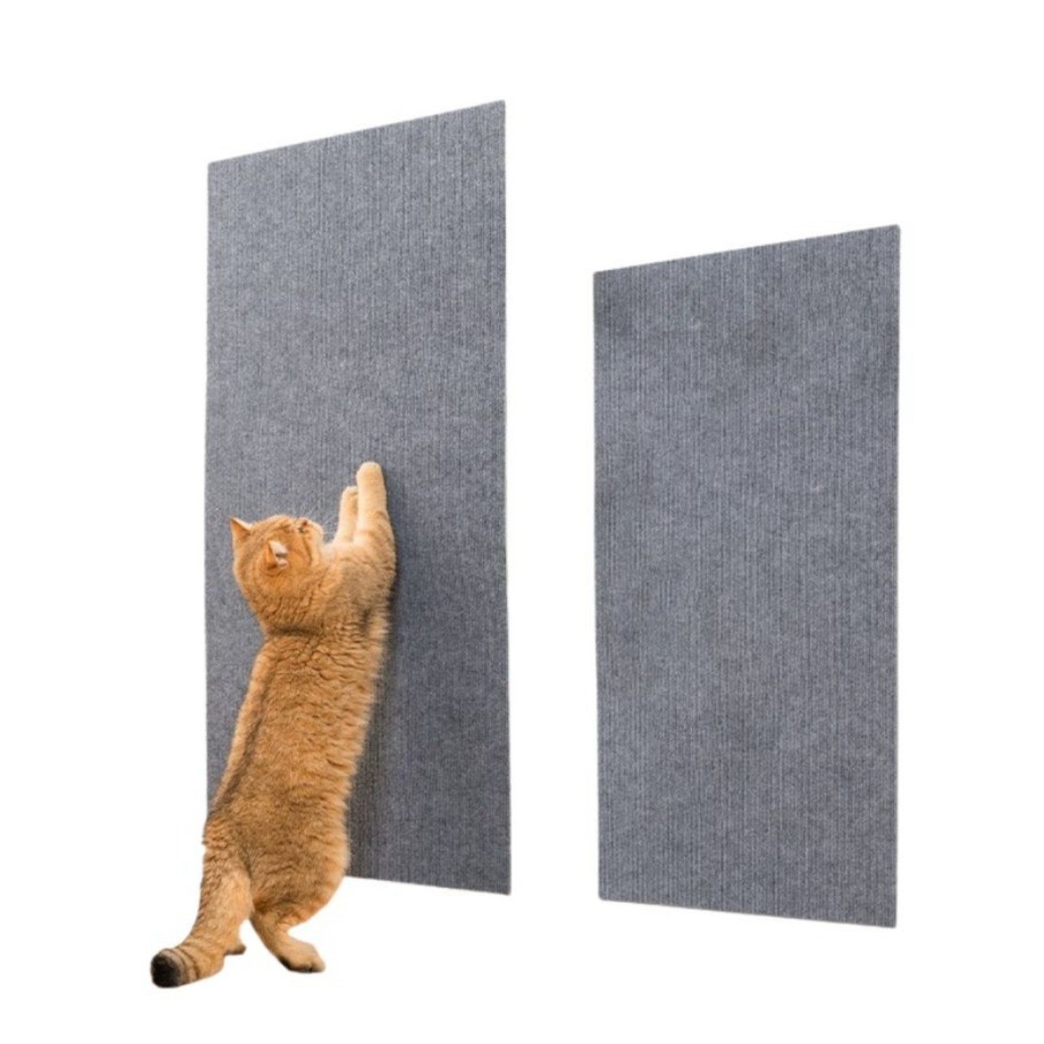 잘라쓰는 고양이 스크레쳐 접착형 100cm X60cm 긁힘방지 붙착형__슈스토리, 1개, 그레이 10,000원