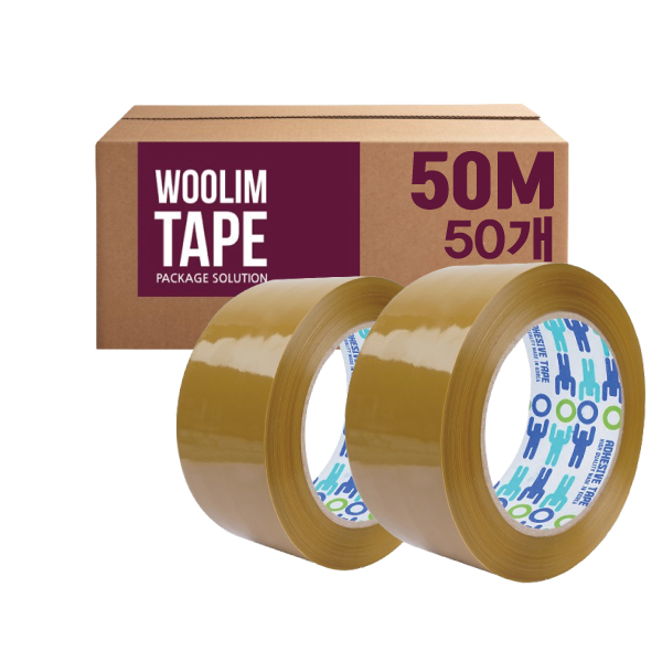 우림 박스테이프 OPP 중포장 황색 40M 50개 33,000원