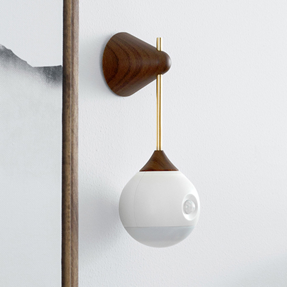 소싱 홈인테리어 마그네틱 탈부착 모션감지 자동 센서 무드등, 1개, 우드 25,900원