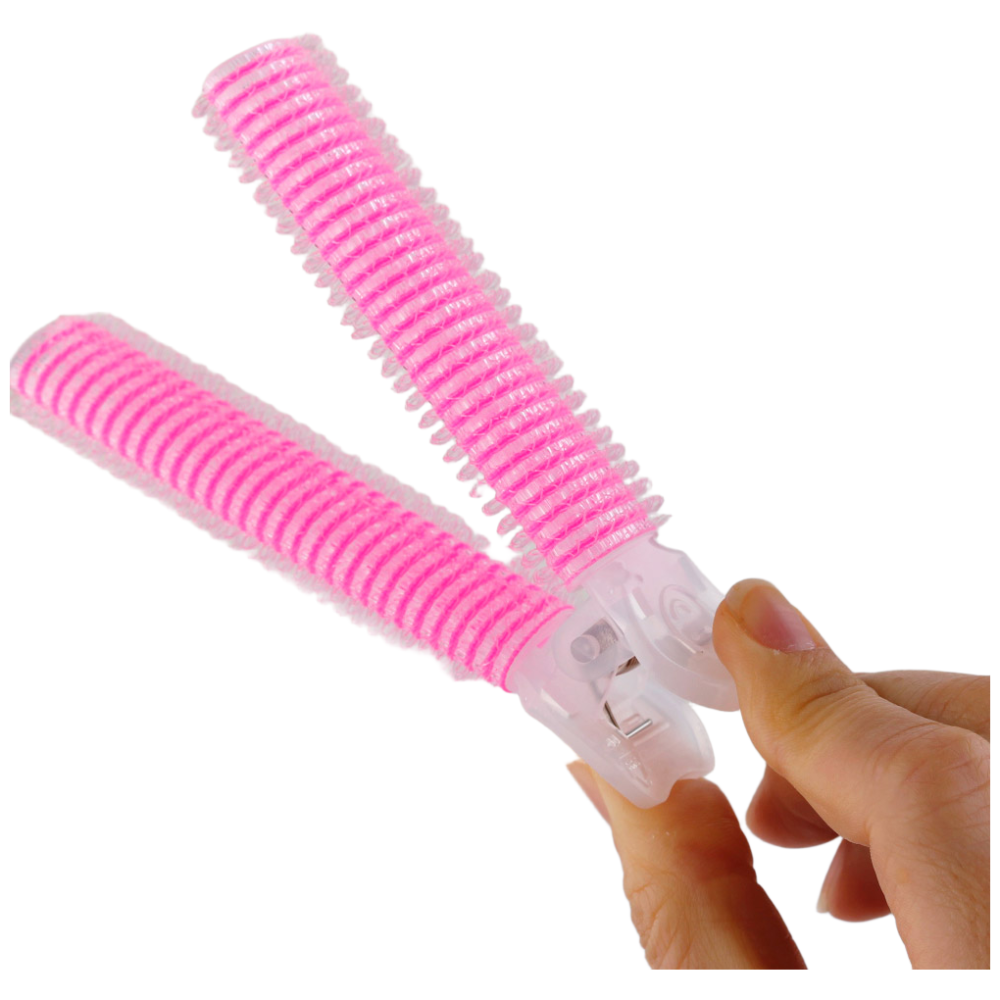 2개 국내산 뿌리볼륨 집게 헤어롤 앞머리 구르프 웨이브 5,400원