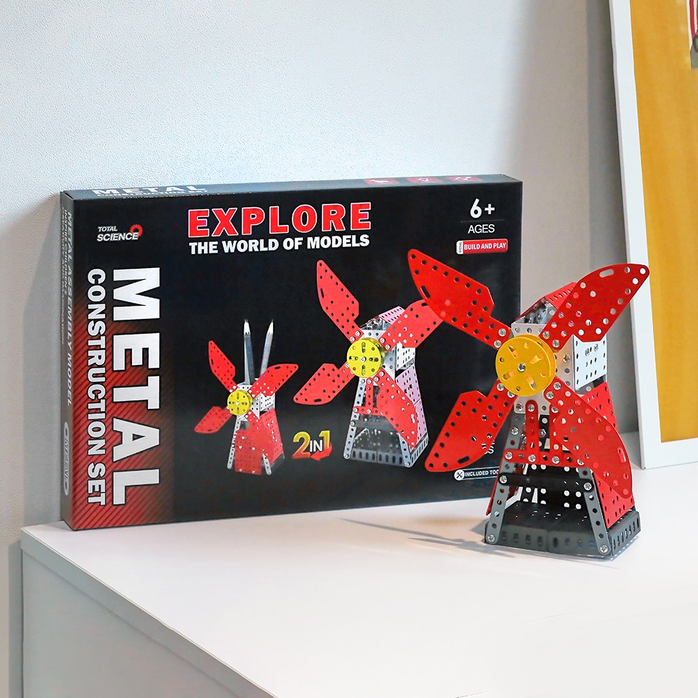 토탈사이언스 바캉스 윈드밀 245P 1세트 STEM 과학완구 장난감 만들기 1세트, 1세트 29,700원