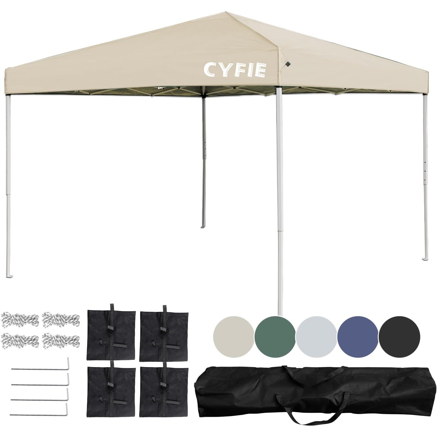 대형 캐노피 텐트 방수 보온 접이식 천막 차양막 캠핑 야외 정원 행사용 78,600원