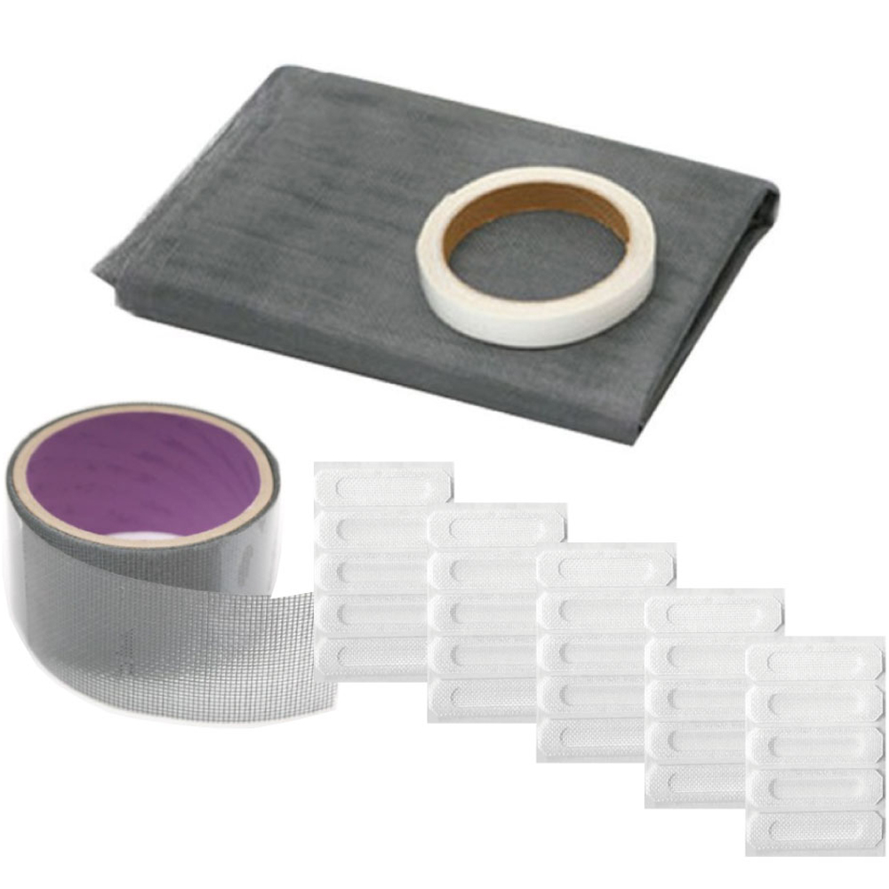 바로문풍지 방충망 시트 + 보수테이프 + 물구멍 25p 세트 12,300원