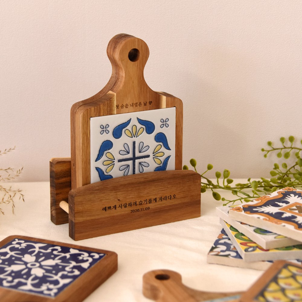 북유럽 타일냄비받침 돌잔치 돌답례품 친구생일 DIY 만들기 11,600원