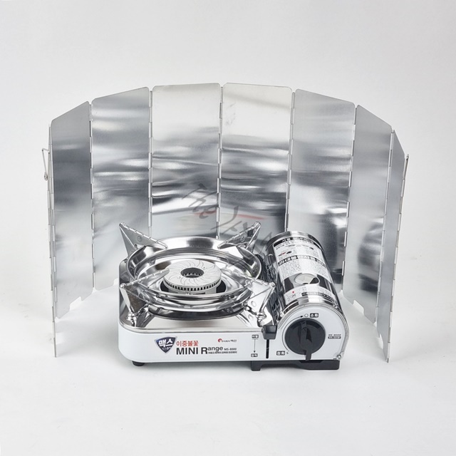 버너 바람 막이 8단 10단 폴딩 접이식 일반형 휴대용 차박 캠핑 취사 용품 9,900원