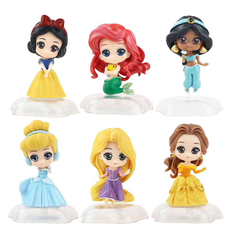 CAVORT 클립인형 디즈니프린세스인형 엘사 안나, 공주 피규어 6종세트, 1세트 25,800원