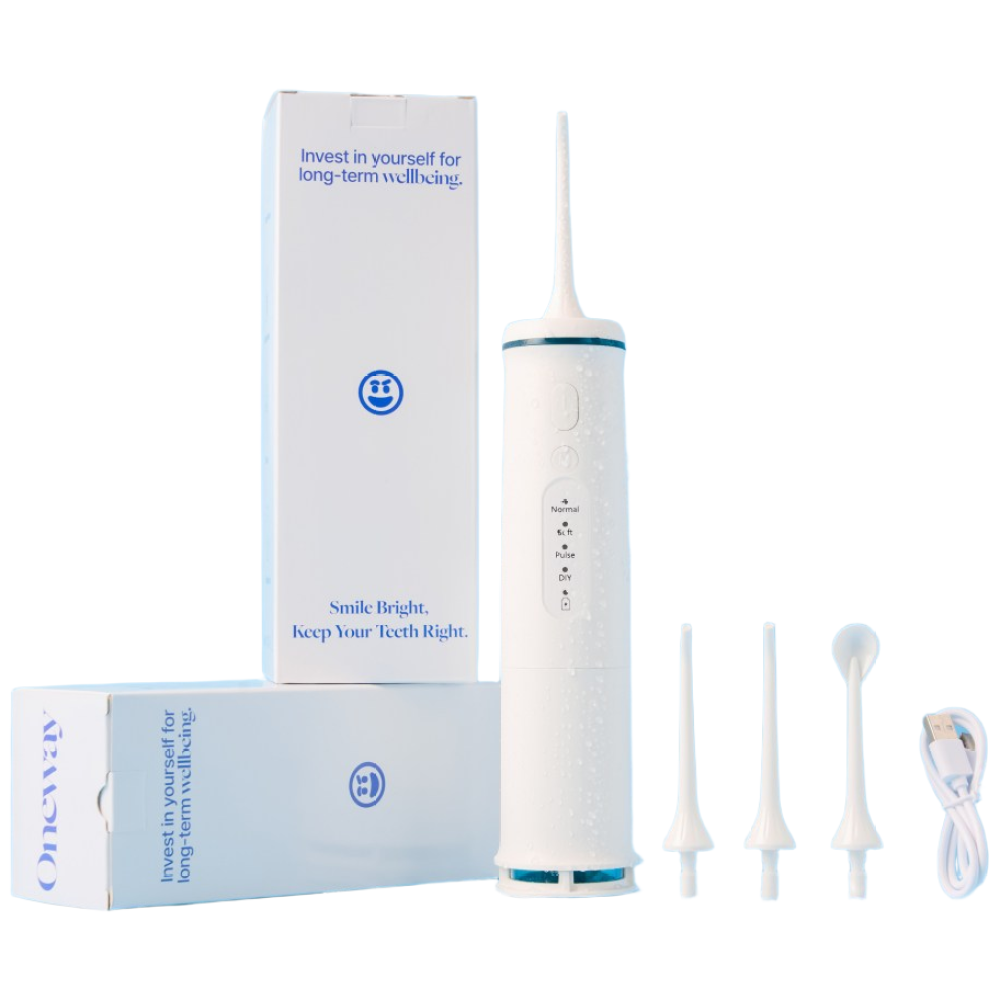 [치과공식판매] 원웨이 워터 구강세정기 무선 물치실 휴대용 스탠다드 V3 64,900원