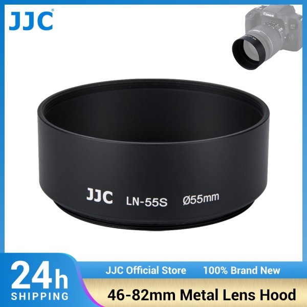 JJC-범용 금속 렌즈 후드 나사, 46mm 49mm 52mm 55mm 58mm 62mm 67mm 72mm 77mm 82mm, 캐논 니콘 소니 카메 27,400원