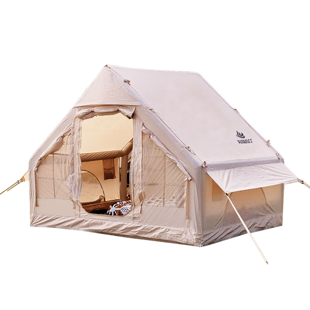아이순스 에어텐트 캠핑텐트 원터치텐트 감성 글램핑 텐트 가족텐트 거실형, 베이지, 3-4인용 389,000원