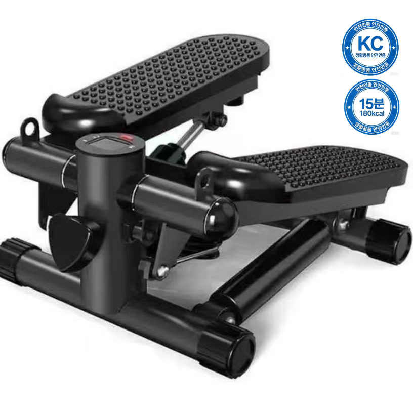 [저소음/야간운동OK] 듀얼유압 스텝퍼 가정용 계단오르기 홈트 다이어트 운동기구 초보자 LED 카운터 보폭조절 120kg 하중 51,000원