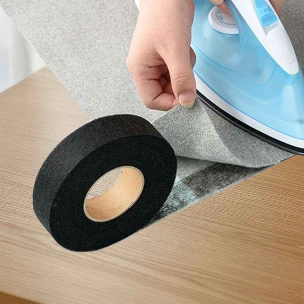 64m 대용량 엠코어 셀프 수선 테이프 바지 노스티치 셀프핏, 1개, 블랙3cm 9,900원